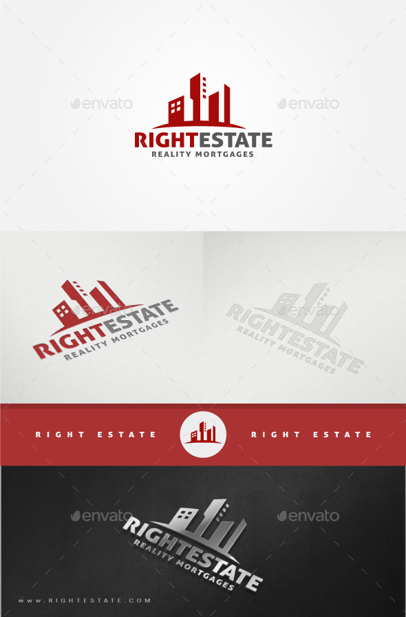 Real Estate Logo Template - Buildings Logo Templates