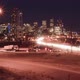Cinemagraph of Busy Highway with Traffic Speeding Past at Night - VideoHive Item for Sale