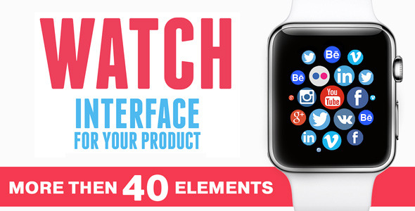 Watch Interface For Social Promotion - Bundle