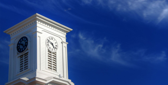 Clock Tower Time Lapse 01 Stock Footage Videohive