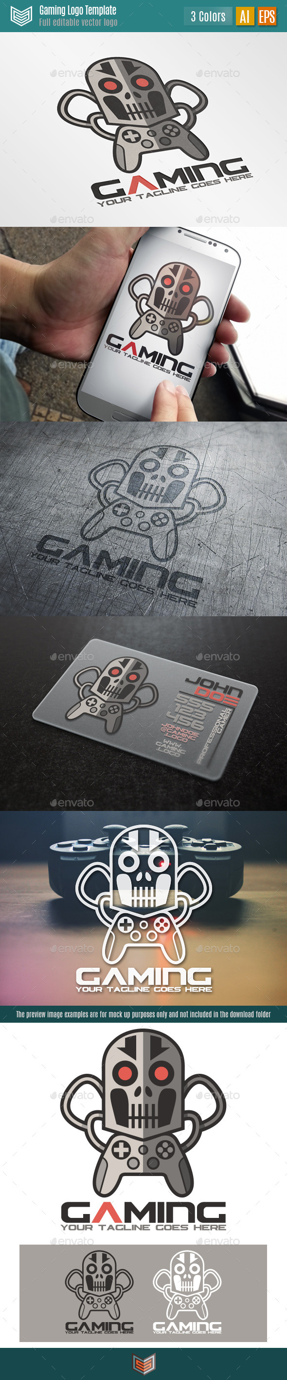 Gaming Logo - Symbols Logo Templates