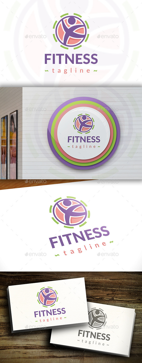 Fitness Modern Logo by BossTwinsArt | GraphicRiver