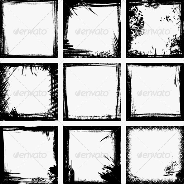 Grunge frames - Borders Decorative