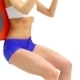 Slender Woman Shakes Her Abdominal Muscles - VideoHive Item for Sale