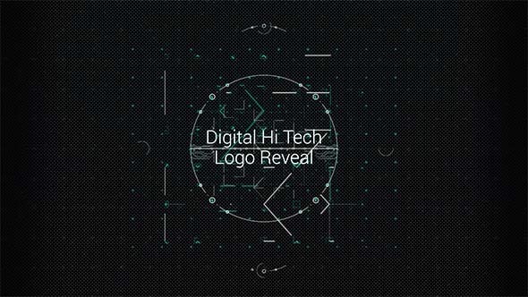 Videohive Digital Hi Tech Logo Reveal 11395309