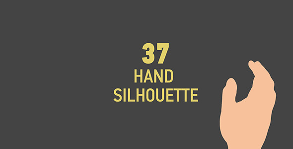 37 Silhouettes of Transparent Hands