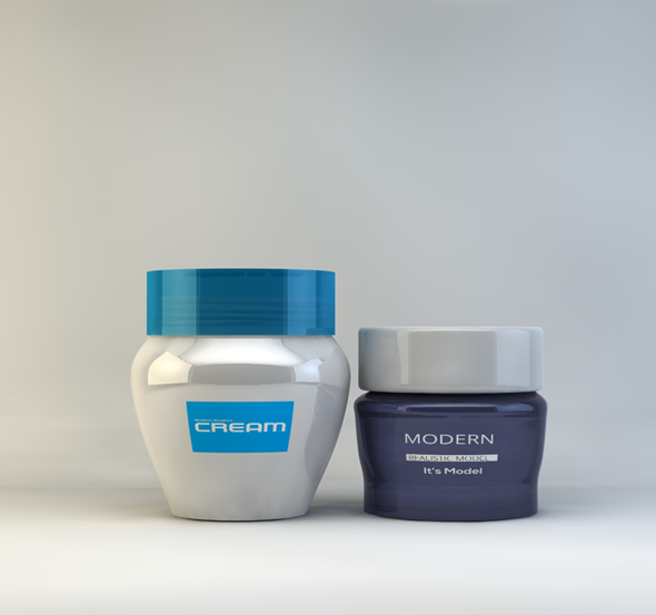 Cosmetics Cream Containers - 3Docean 11401928