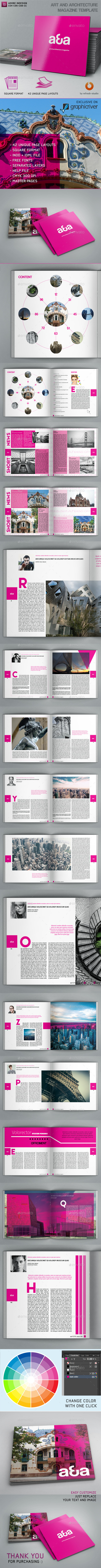 Art and Architecture Magazine - Magazines Print Templates