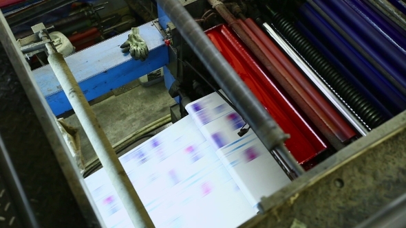 Set Up Print Shop Machine Detail Cmyk Colors