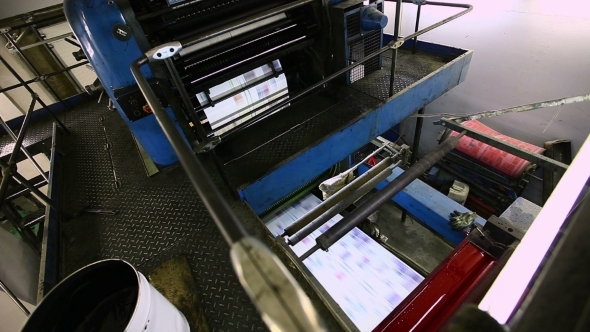 View On Print Press Typoghraphy Production Line