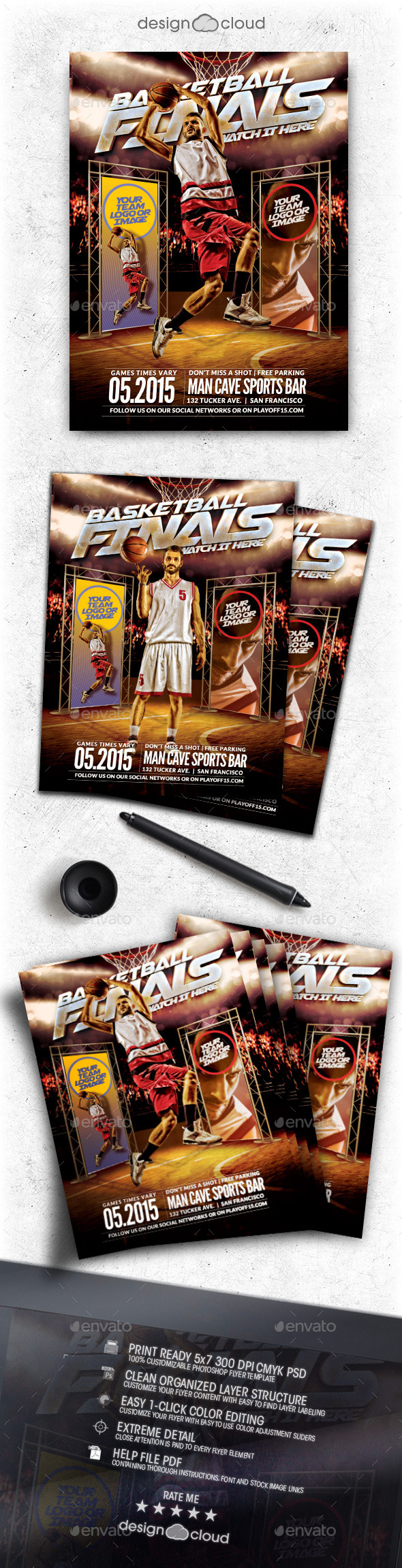 The Finals Basketball Flyer Template - Sports Events