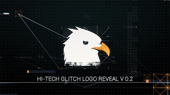 Hi-Tech Glitch Logo Reveal