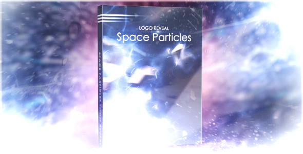 Space Particles Logo - VideoHive 11414169