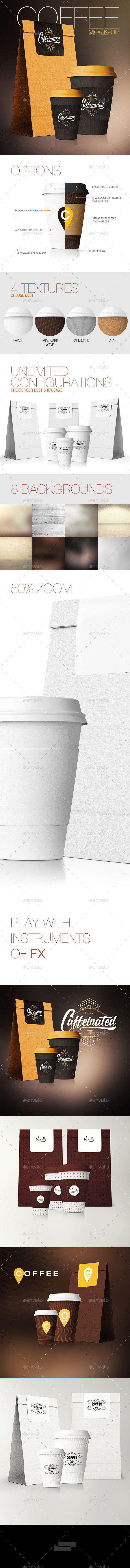 Coffee Cup / Coffee Package Mock-Up
