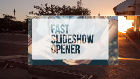 Fast Slideshow Opener - VideoHive 11363412