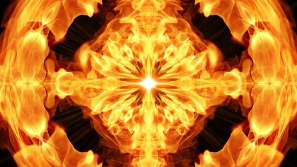 Fire Flower Background