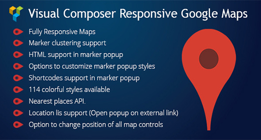 Visual Composer Responsive Google Maps