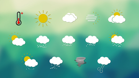Clean Weather Forecast Icon