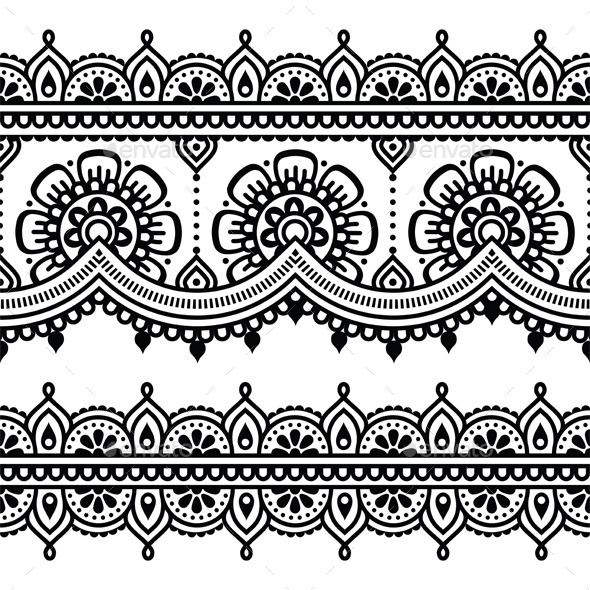 Henna Pattern Best Mehndi Indian Henna Tattoo Seamless Pattern By RedKoala GraphicRiver Henna Pattern Best Mehndi Indian Henna Tattoo Seamless Pattern By RedKoala GraphicRiver