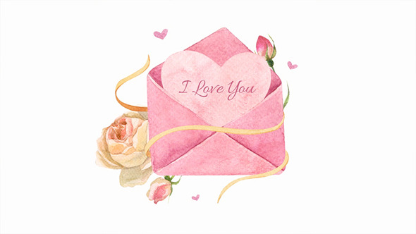 Valentine's Day and Wedding Watercolor Package