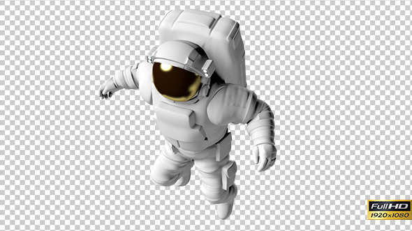 Astronaut Floating