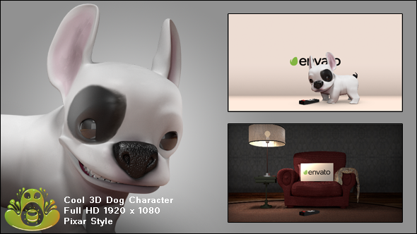 3D Dog Logo Reveal Pack