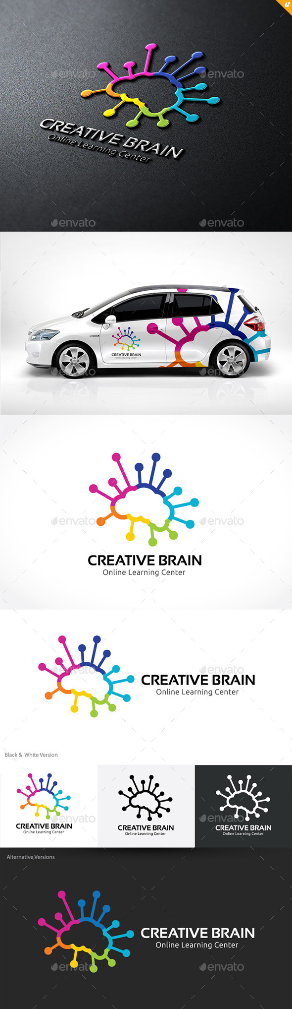 Creative Brain - Humans Logo Templates