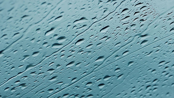 Rain Falling On A Window Rain Falling On A Window