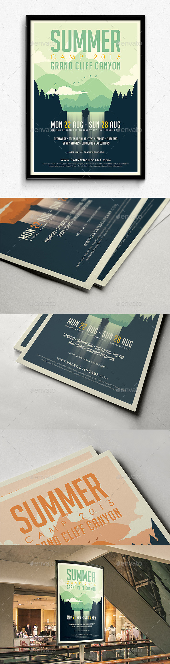Summer Camp - Events Flyers