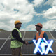 Engineers Handshaking In A Solar Power Station - VideoHive Item for Sale