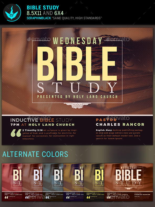 bible study invitation template