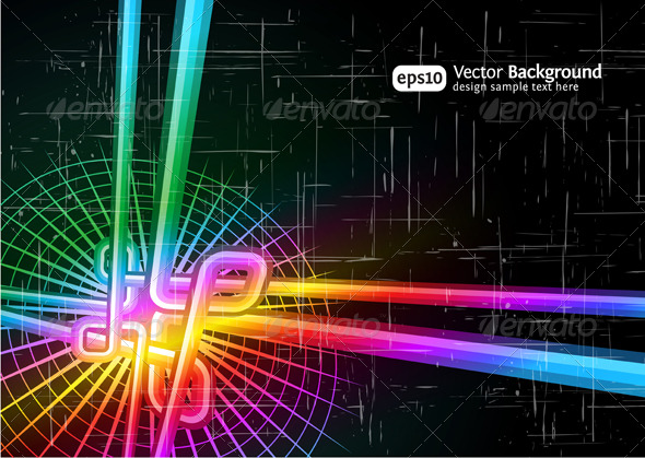 Retro grunge background - Backgrounds Decorative