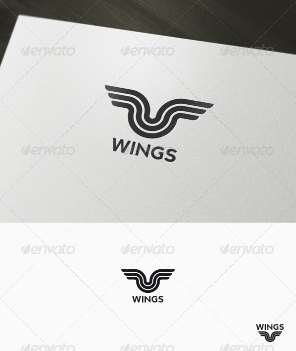 Wings Logo - Symbols Logo Templates