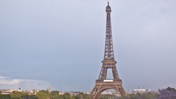 Eiffel Tower At Paris, France 2