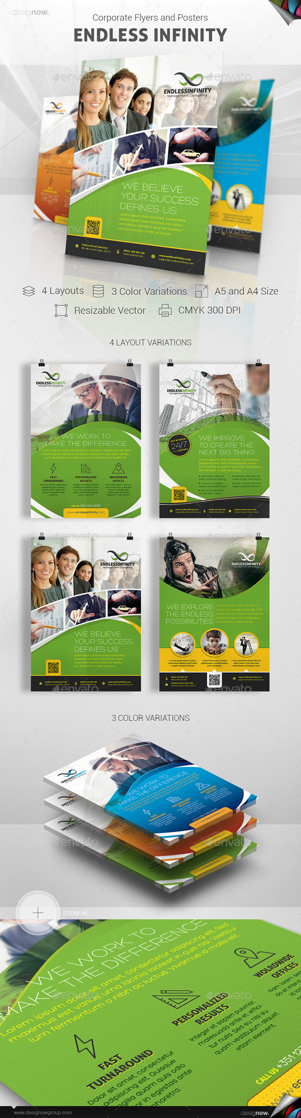 Flyer and Poster - Endless Infinity - Corporate Flyers