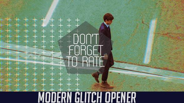 Modern Glitch Opener - VideoHive 11453473