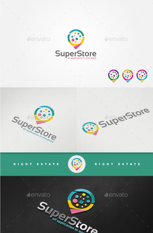 Online Store Logo Template - Abstract Logo Templates