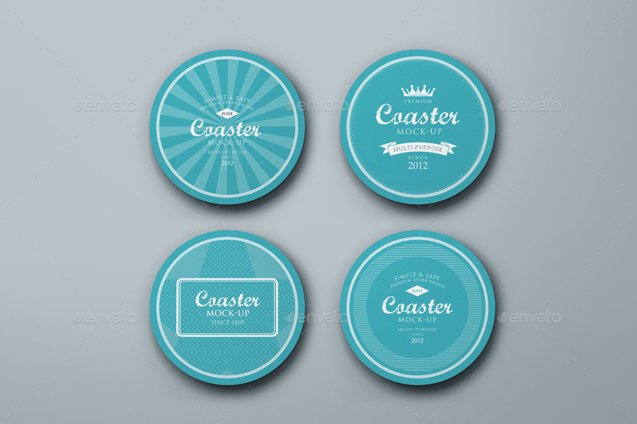 Download Coaster Mock Up 3 By Kenoric Graphicriver