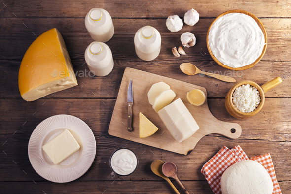Dairy products - Stock Photo - Images