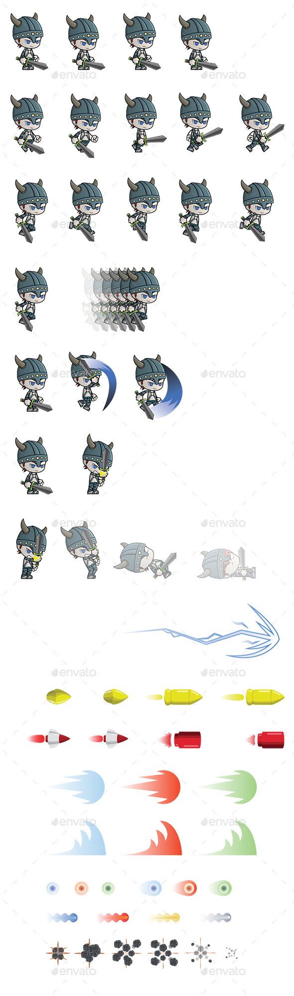 Viking Sprite - Sprites Game Assets