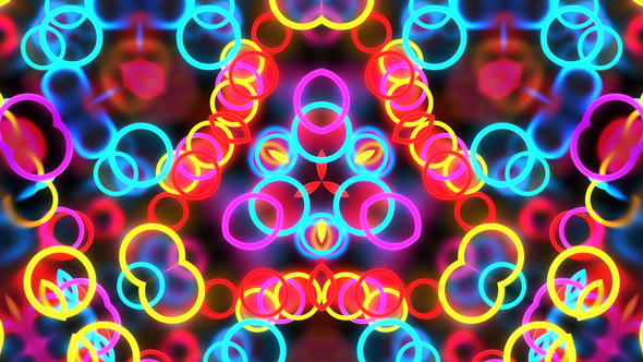 Glowing Rings Pattern