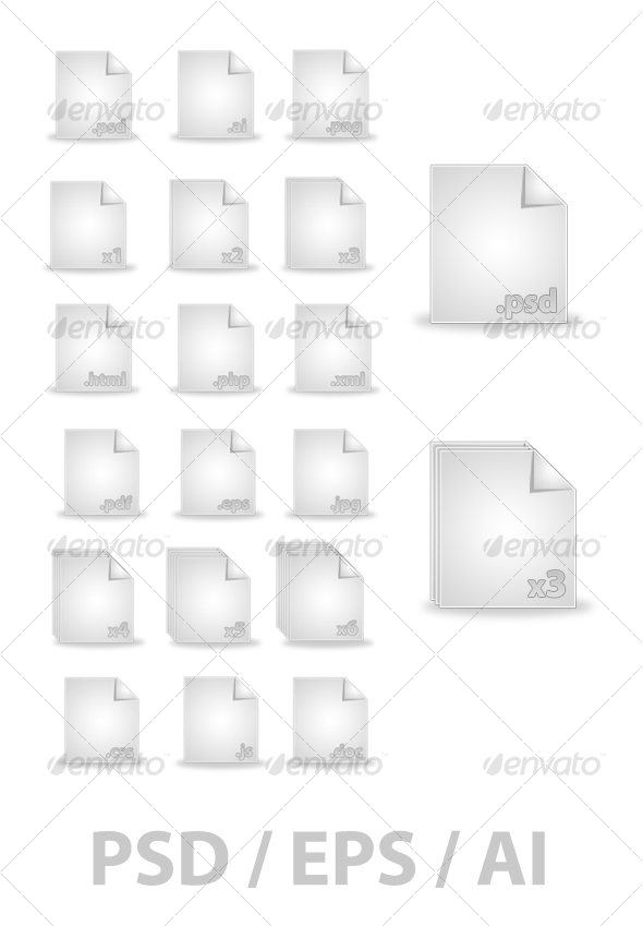 Clean Extension Icon Set - Web Icons