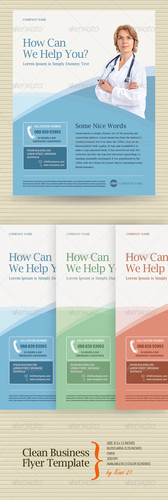 Clean Business Flyer Template