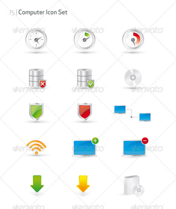 Computer Icon Set