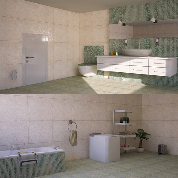 interior bathroom - 3Docean 11474891