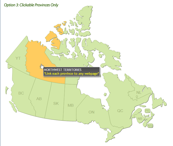 Interactive Map of Canada - HTML5 by Art101 | CodeCanyon