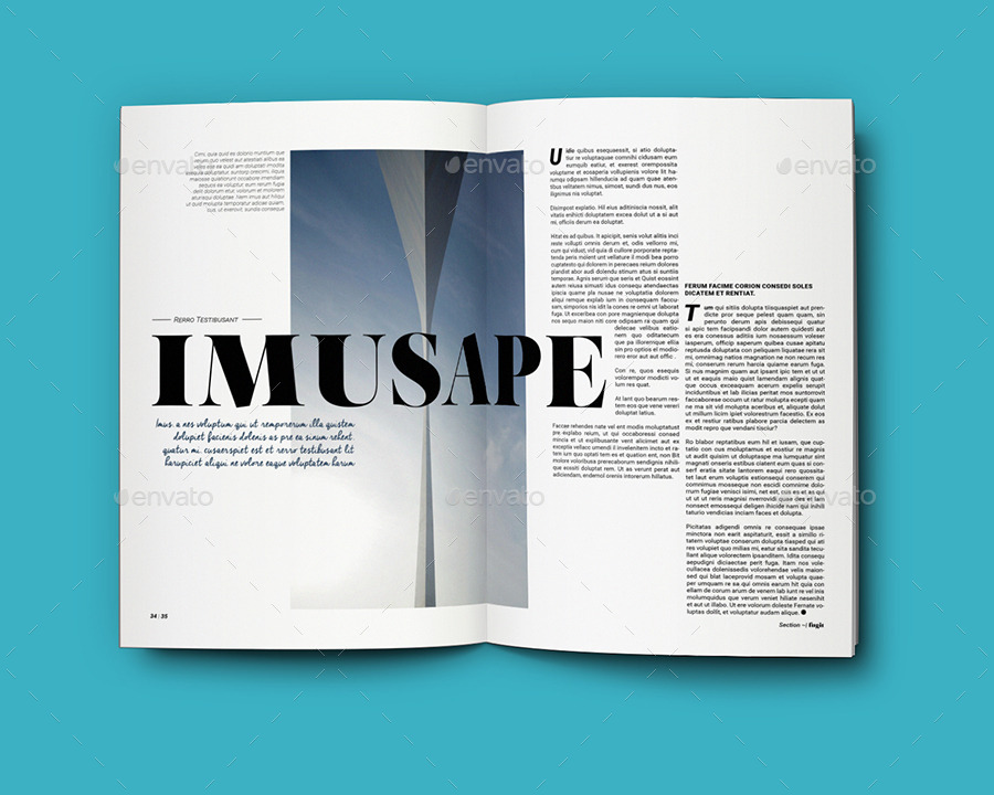 InDesign A4 Magazine Template 2 by SacVanD GraphicRiver