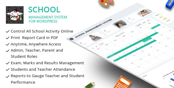 School Management System for Wordpress - CodeCanyon Item for Sale