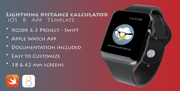 LightningDistanceCalculator in Swift - CodeCanyon Item for Sale