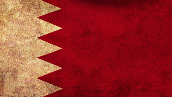 Bahrain Flag 2 Pack – Grunge and Retro